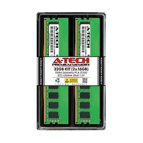 A-tech Asa210 A-tech 32gb Kit 2x16gb Ram For Dell Poweredge R250 R330 Xl R350 T140 T1
