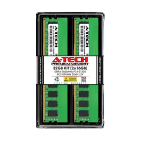 Asa210 A-tech 32gb Kit 2x16gb Ram For Dell Poweredge R250 R330 Xl R350 T140 T1