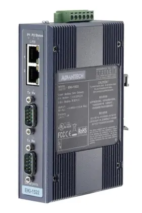 Eki-1522i-ce Advantech - 2-port Rs-232/422/485 Serial Device Server