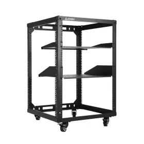 Src5515 Aeons 15u Open Frame Network Server Rack 19-inch 4 Post Av With Casters