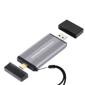 Ag305 Agipaxx Aluminium M.2 To Usb 3.2 Gen 2 Nvme Ssd Enclosure 10gbps Adapter Fo