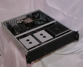 223042 Akita Computing Llc 7742 / 7b12 64c/128t Amd Epyc Server 128gb Ecc Samsung 512gb Nvme Dual Nic