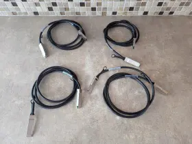X6558-r6 Amphenol Lot Of 4 External Sas Qsfp-qsfp Stacking Cable J6-5 8