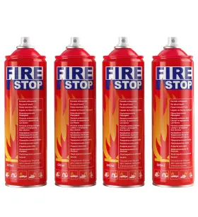 Mswj600c Amzboom Fire Extinguisher 4-pack With Mount Brackets Portable For Home Kit... Fa