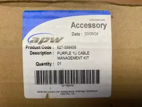 627-599459 Apw Brand New 1u Cable Management Panel Kit Imserve
