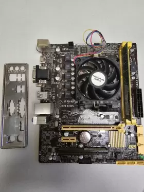 A88xm-e Asus Amd A8-7600k Cpu Motherboard 8gb Ddr-3 Ram Working