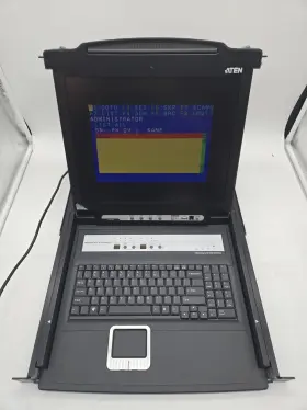 Cl5708m Aten 17 Inch Lcd Kvm Switch 8-port Slideaway Rackmount Console 1u