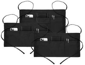 Batex 850059177303 Cotton Server Apron With 3 Pockets And Complimentary Bandana 1 6 Pack