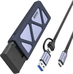 Bnf-usb3-0384g Benfei M.2 Nvme Ssd Enclosure Tool-free Usb C 10gbps To Adapter Gray