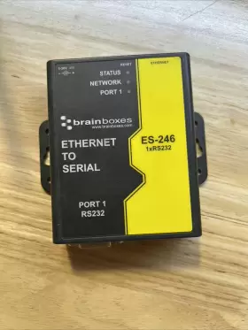Es-246 Brainboxes 1 Port Rs232 Ethernet To Serial Adapter
