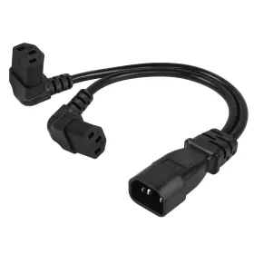 Ej-301 Cerrxian 1ft C14 To 2 X C13 Y Splitter Extension Power Cable Ups Server Iec