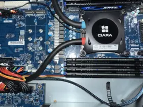 Hf310-g4 Ciara 1u Server Xeon Cpu 64gb Ddr4 Ram Gtx 1080 Ti 11gb Liquid Cooled