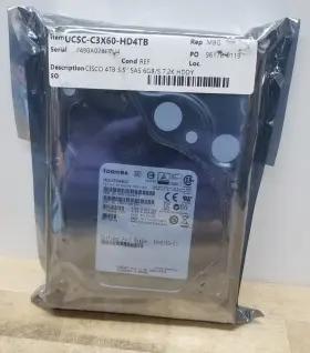 Ucsc-c3x60-hd4tb Cisco 4tb 3.5 Sas 6gb/s 7.2k Hddy Nos