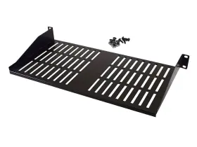 Cnaweb 014567905463 1u Rack Shelf - 9 Inch Deep Steel Vented Mount Serv