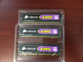 Cm2x2048-8500c7 Corsair Lot Of 3 Xms2 2gb 2.00v 1066mhz