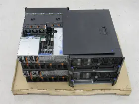 09k89g Dell 4 Lot - Poweredge Vrtx Blade Server Chassis 2.5 Inch 25-bay 2x Perc8 4x 1600w
