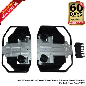 0gfgmx Dell Poweredge Vrtx Wheels Kit With Front-rear Plates And Power Cable Bracket Gfgmx