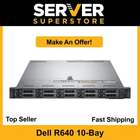 B-003331 Dell Poweredge R640 Nvme Server 2x Gold 6138 40 Cores H730p 512gb Ram Trays