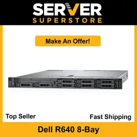 B-011463 Dell Poweredge R640 Server 2x Gold 6148 40 Cores H730p 128gb Ram 4x 1.2tb Sas