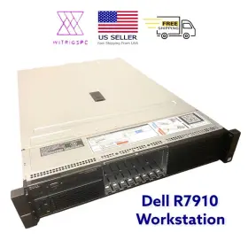 Fjdv7 Dell Precision Rack 7910 Server 8 Bay 2.5 Barebone Chassis With Fans Cables