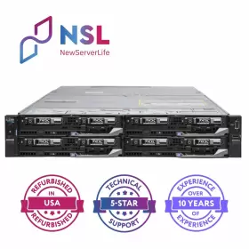 2xfn2210s Dell Fx2s Poweredge 4x Fc630 2sff Server 2x 2690 V4 128gb 2x2000w