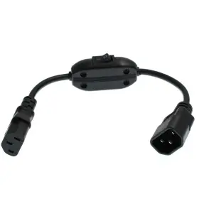 100-250v Drri 569887453820 Pdu Ups Power Cord Cable Iec 320 C14 To C13 With On/off Switch