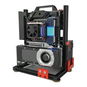 Ediy 755569179000 Pc Test Bench Open Air Computer Case Itx Umatx Matx Motherboard Chassis