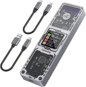 Md86 Fanxiang Ssd Enclosure Usb 3.2 Gen 2 10 Gbps M.2 Nvme/sata Silver