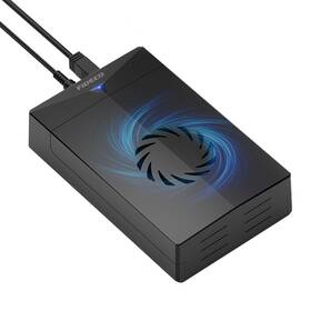 Fideco P3u-u3 Hard Drive Enclosure For 3.5 Or 2.5 Inch Sata Hdd Ssd To Usb Ada