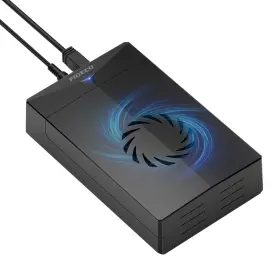 P3u-u3 Fideco Hard Drive Enclosure For 3.5 Or 2.5 Inch Sata Hdd Ssd To Usb Ada
