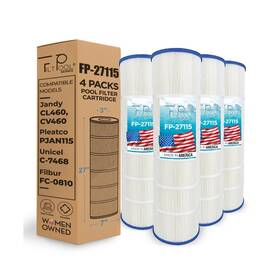 Filtpool Fp-27115 - Pool Filter Cartridge 4-pack For Jandy Cl460 / Cv460 Replaces R0