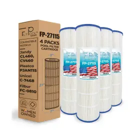 Fp-27115 Filtpool - Pool Filter Cartridge 4-pack For Jandy Cl460 / Cv460 Replaces R0