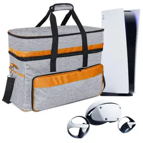 Ps5vr2-lbg Fpvtosky Carrying Case For Ps5 Pro And Psvr2 Large Travel Bag Playstation