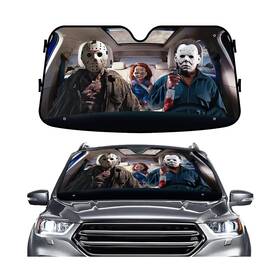 Genany Tam020125a01 Horror Movie Character Windshield Sun Shade For Car Suv Truc... Fast Ship
