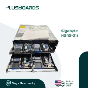 H242-z11 Gigabyte 2u Edge Server 4-node 4x Nvme 2.5 Amd 16 Core Cpu 2x Psu