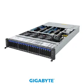 H261-z60 Gigabyte 2u 4 Node 24 Bay Sever 8x Amd Epyc 64c 2.5ghz 2tb Ddr4 4x 1.92tb Nvme M.2 2ps