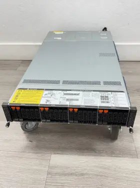 6nh262z63mr-00-a01 Gigabyte H262-z63 / 2u 4 Node 8x 2.5 Caddies Nvme Server Only