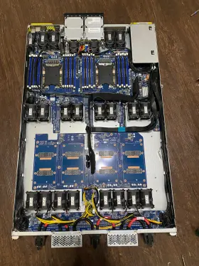 T181-g20 Gigabyte 1u Dual Scalable 4x V100 Sxm2 Socket Server Read Desc