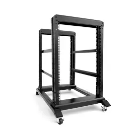 4post-1000-15u Global Rack 15u Server Rack/4-post 19in Network Rack/open Frame With Wheels Heavy-d