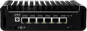 N100-6l Glovary Firewall Mini Pc Quad Core N100 Ddr5 16gb Ram 1tb Nvme Ssd 6 X 2.5gbe I226v