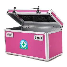 14.2ftftx Hewei Works 743693485081 Lockable Medication Box With Portable Storage Case 7.2ftftx ... Fast Ship