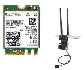 Highzer0 Electronics Acc03-ax1675x Ax1675x Killer Series Desktop Wi-fi 6e Kit 2.4 Gbps Bluetooth 5.3 Support