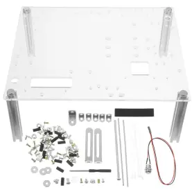 Pc4x347i14wjfcd585sc3 Homsfou 1 Set Open Chassis Motherboard Computer Graphics Cards Case Bench A