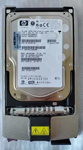 Bf03688575 Hp 365699-001 Server Hard Drive With Tray 36.4gb Scsi Phh505f0g7 Mau3036nc