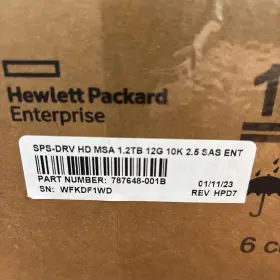 787648-001b Hp Sps-drv Hd Msa 1.2 Tb 12g 10k 2.5sas Ent