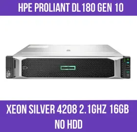 P37151-b21 Hp Hpe Proliant Dl180 Gen10 - Rack-mountable Xeon Silver 4208 2.1 Ghz 16 Gb