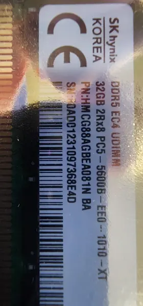 Pc5-4800b-e Hpe 32gb 2rx8 Memory Module