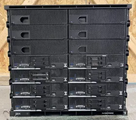 7893-92x Ibm 81y2891 Enterprise 14-slot Blade Chassis With 7 X X240 M5 And 1 Sn550