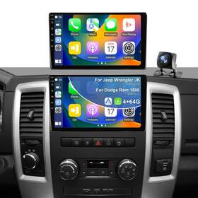 Icarsepton 618087193609 4 64g 5gwifi Upgrade Car Radio For Dodge Ram 1500 2500 3500 2009-2012 Jeep W