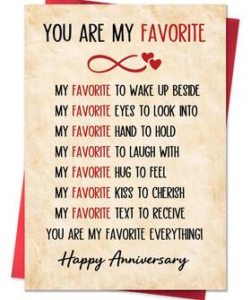 Idu Zn-415-bh Anniversary Card And Gifts For Men Women Husband Wife Couple Boyfriend Girl